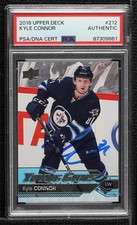 PSA/DNA 2016 Upper Deck Kyle Connor PSA/DNA Authentic Card & Auto Rookie RC w5p. rookie card picture