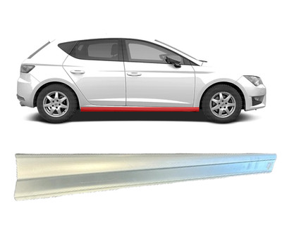 Für Seat Leon III 2012- 2020 Voll Schweller Reparaturblech/ Rechts