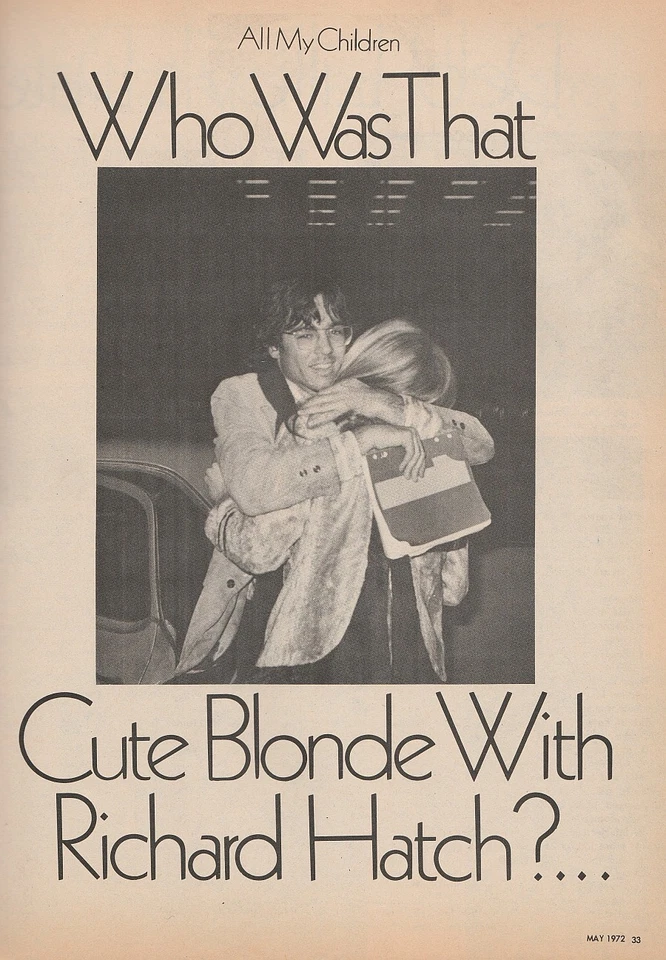 TV Dawn To Dusk May 1972 EILEEN FULTON-CAROLEE CAMPBELL-RICHARD HATCH-BILL HAYES - Image 4 of 4