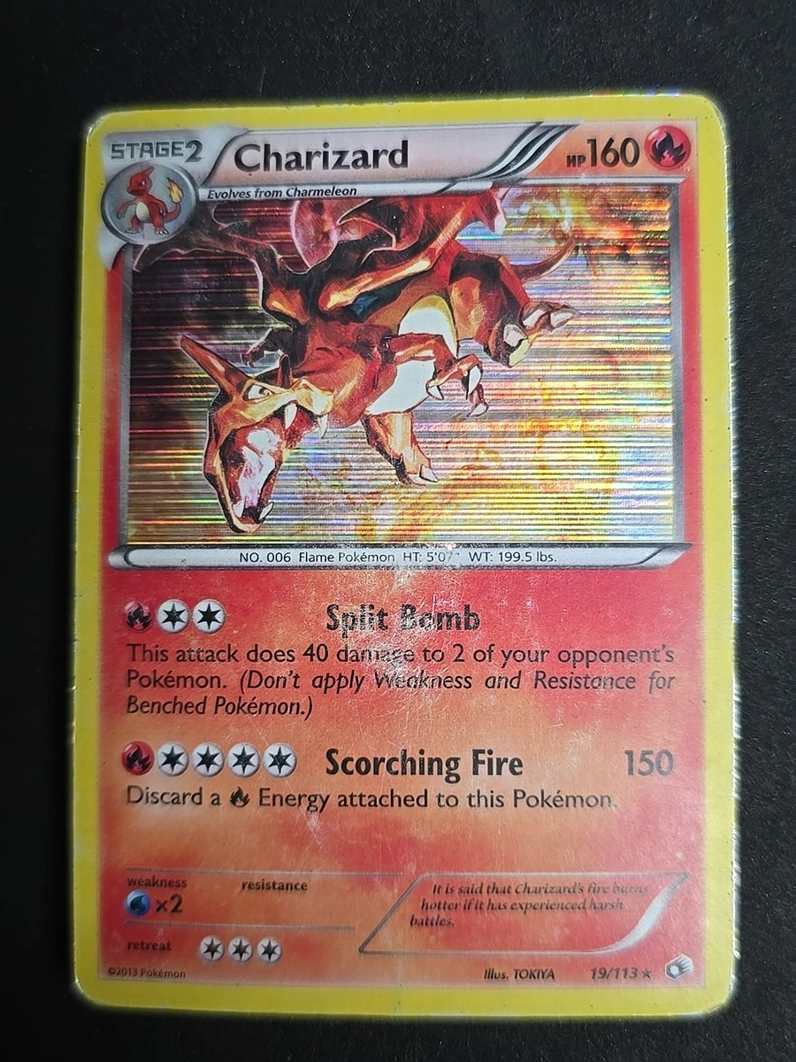 ポケモンカードゲーム 2013 Pokemon B&W Charizard Foil EBB 1ed