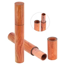 Vintage Wooden Hollow Incense-Stick Holder Joss-Box Incense Burner Ash Catcher