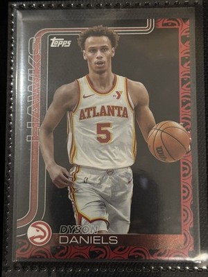 2025-26 Topps Dyson Daniels Team Color Border Logo Variation, SSP & Case Hit! 