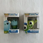 Funko Pop Vinyl Pixar Vaulted Monsters University Mike Wazowski #61 & Sulley #62