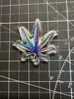 1.5 Gram .999 Pure Silver Colorized Marijuana Leaf. Very Very 420 Cool.