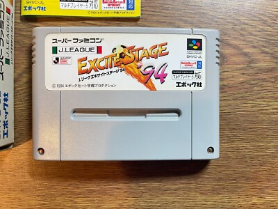 J.League Excite Stage 94 Soccer Super Famicom SFC Japan Rare
