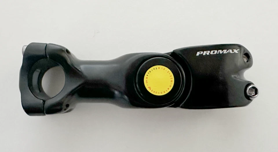 Promax Alloy Adjustable Stem 25.4 x 110mm 0 to 60 degree rise Black  - Image 2 of 3