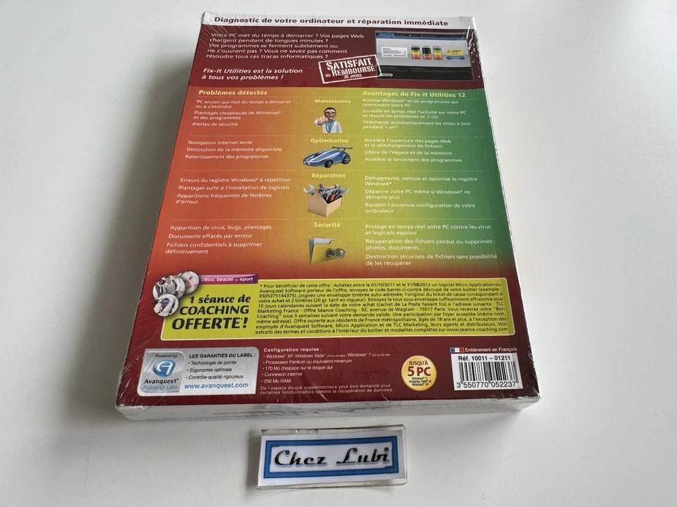 Avanquest - Fix-It Utilities 12 Professional - PC - FR - Neuf Sous Blister - Image 2 of 2