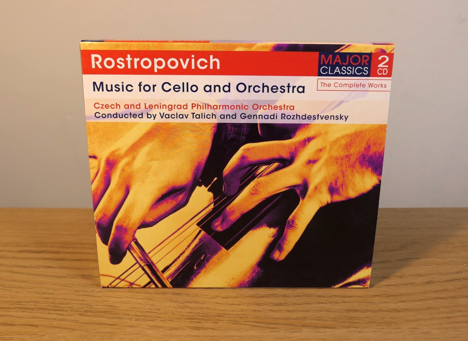 Rostropovich Music For Cello And Orchestra 2 CD Box Major Classics