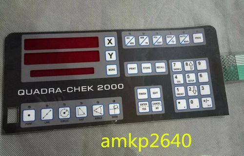 For Quadra Chek Check 2000 XY Digital Readout Membrane Keypad cl