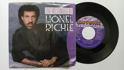 45 RPM Record LIONEL RICHIE Love Will Conquer All / The Only One With