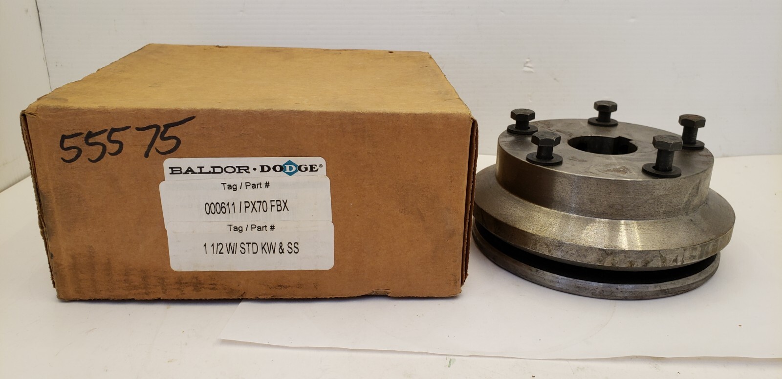 BALDORDODGE PX70 FBX 11/2 FLANGE ASSEMBLY, 11/2" DIA. BORE, 7.38" OD