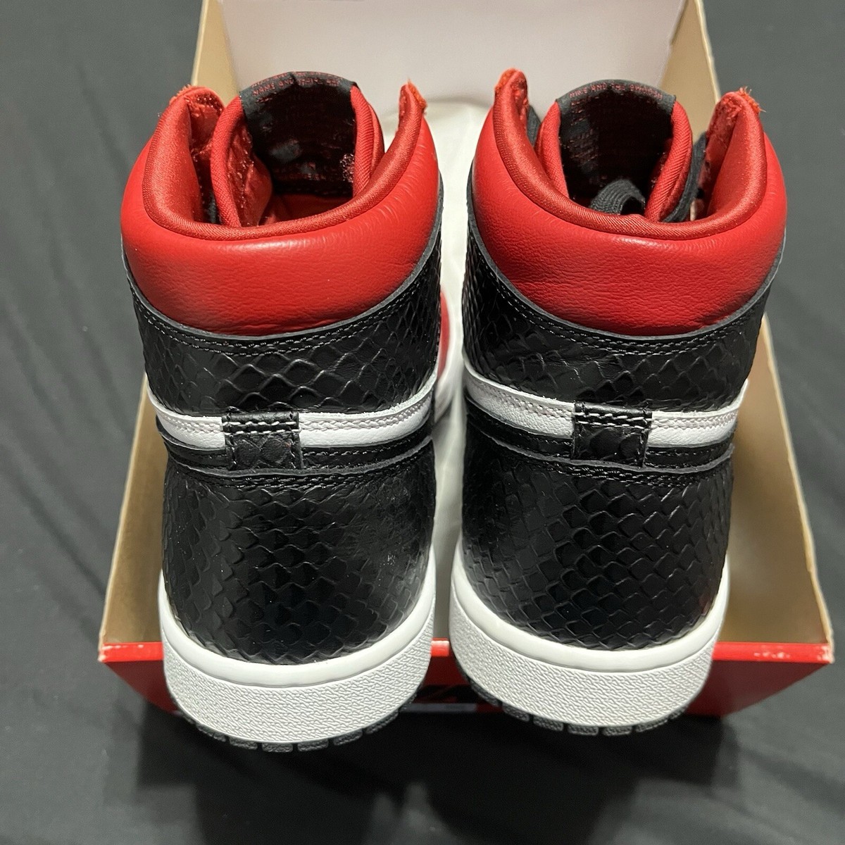 Nike Air Jordan Retro High Satin Snake Skin “Chicago”