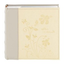 Golden State Art Photo Album Holds 200 4"x6" Pictures 2 Per Pages Faux Leathe...