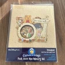 Winnie The Pooh Capture The Magic Disney World Memory Kit Photo Album Autograph