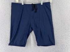 Sporti Shorts Adult 38 Blue Nylon Spandex Blend Jammer Swim Compression