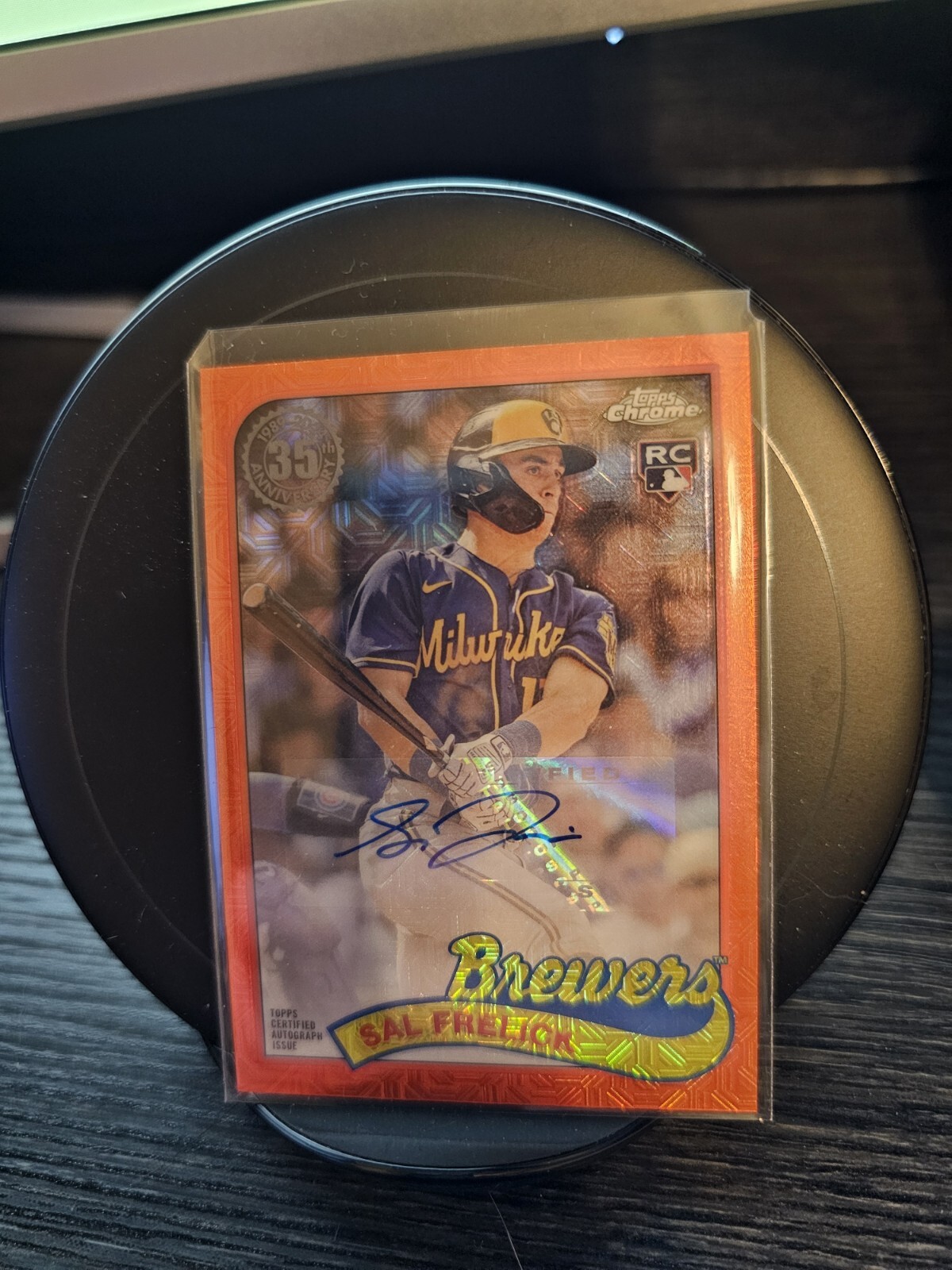 SAL FRELICK Silver Pack RC Auto Orange #/25- 2024 Topps Series 1 T89C-16 Chrome