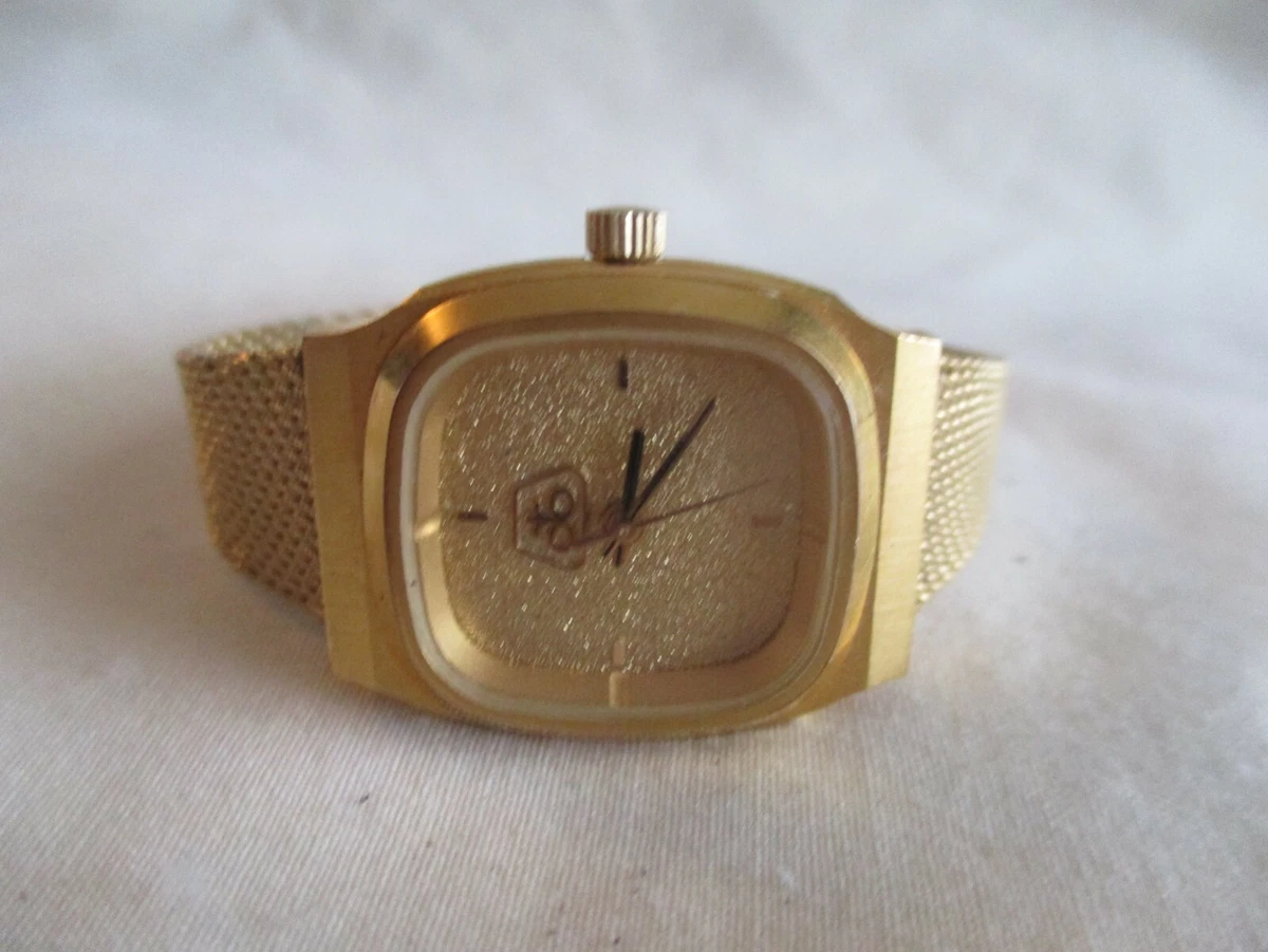 Jostens Swiss Made Wristwatch 1 40 10K R.G.P. Band Collectible