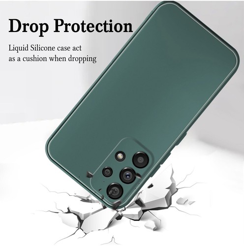 Custodia telefono silicone liquido per Samsung Galaxy S22 Note 20 A13 A53 A52S custodia gel - Foto 90 di 120