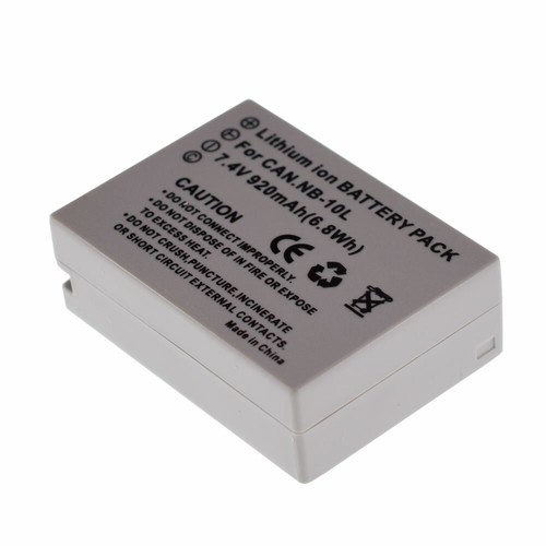 Battery for Canon NB-10L CB-2LC Canon PowerShot G1X G15 SX40 HS SX50 SX60 new - Picture 4 of 5