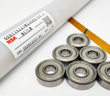 10pcs NSK JAPAN 608ZZ Miniature Bearing Metal Seals 8x22x7mm