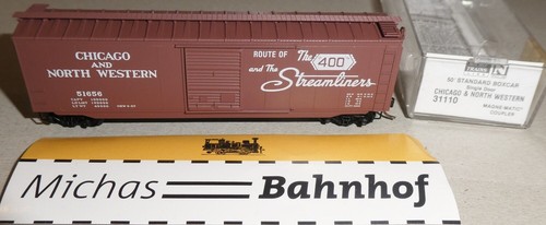 Chicago & North Western 51656 50' St Box Car Micro Trains Line 31110 1:160 OVP ø | Zustand: Gebraucht