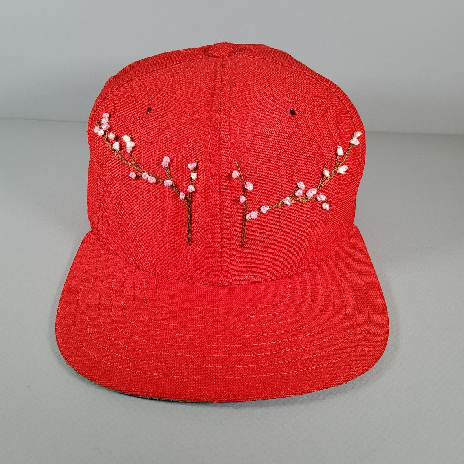 Casquette Vintage Trucker DU PONT Années 80 - Snapback Rouge Et Blanc, Made In USA