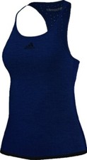 Adidas Women's Climachill Built-In Bra Midnight Indigo Melange/Black Tank Sz. M