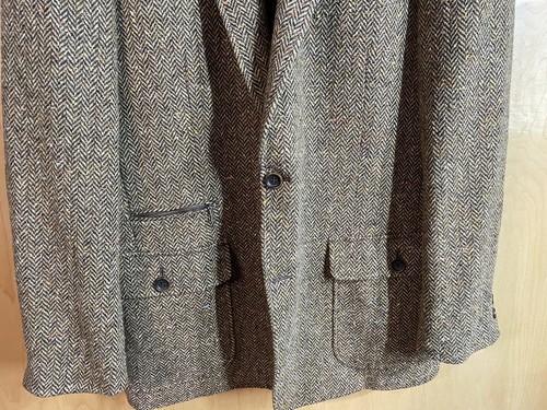 Patrick James Men’s Sports Blazer Jacket 100% Wool Elbows Patches Size 46L Brown - Picture 3 of 12