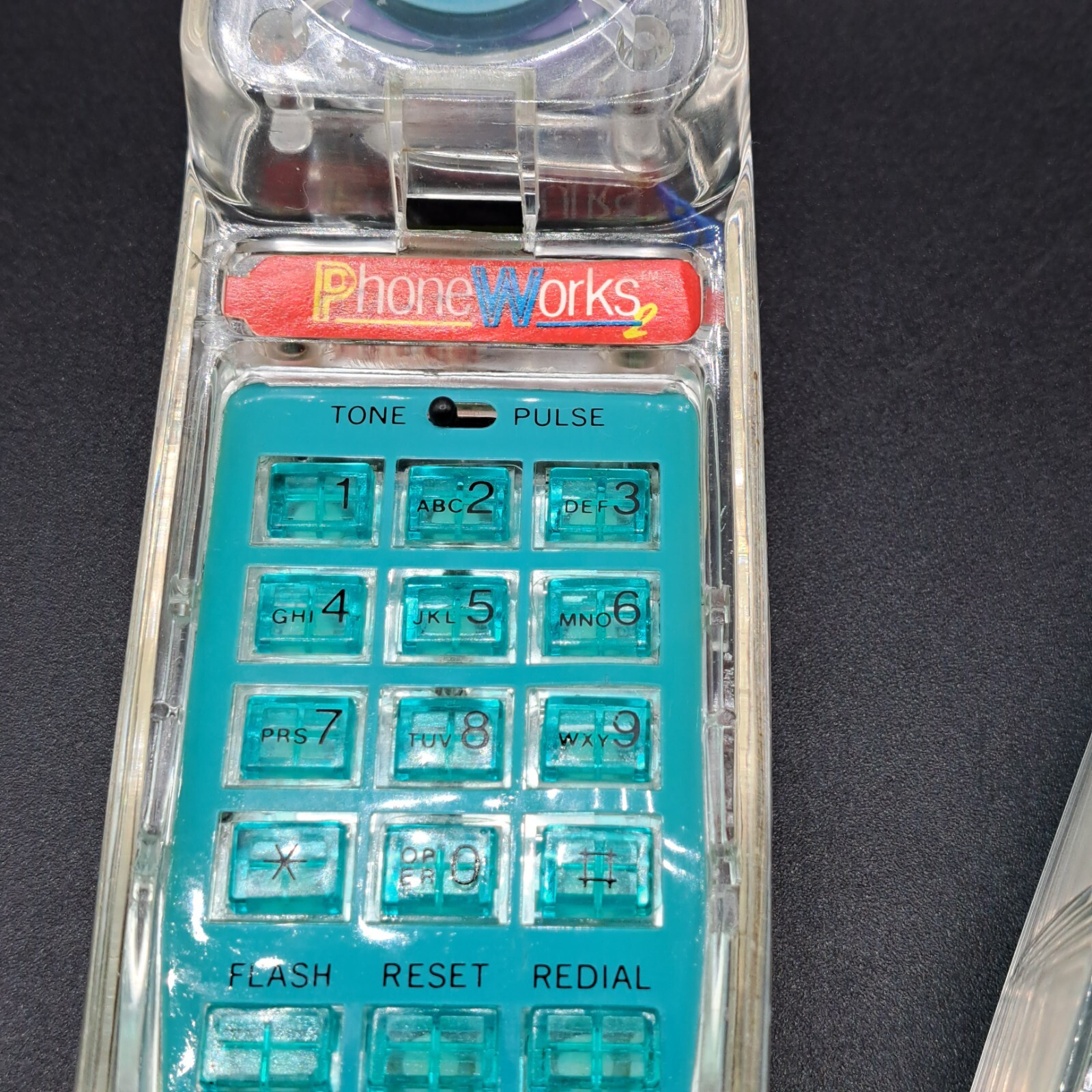 Unisonic 6900 Clear Touch Tone Corded Telephone VTG 90s with Cord