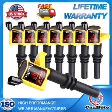 8X Ignition Coils Pack For Ford F-150 Lincoln Navigator 5.4L V8 2004-2008 DG511