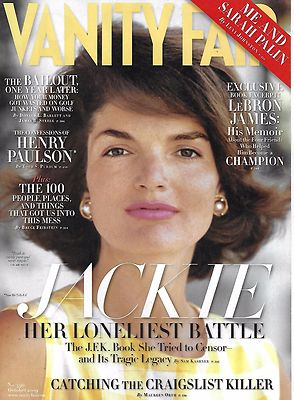 #ad Vanity Fair Magazine Jackie Kennedy Henry Paulson Bailout Craigslist Killer 2009 $12.48
