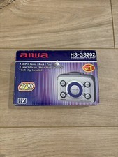 Aiwa HS-GS202 Stereo Cassette Player Walkman Silver & Blue Boxed Never Used RARE