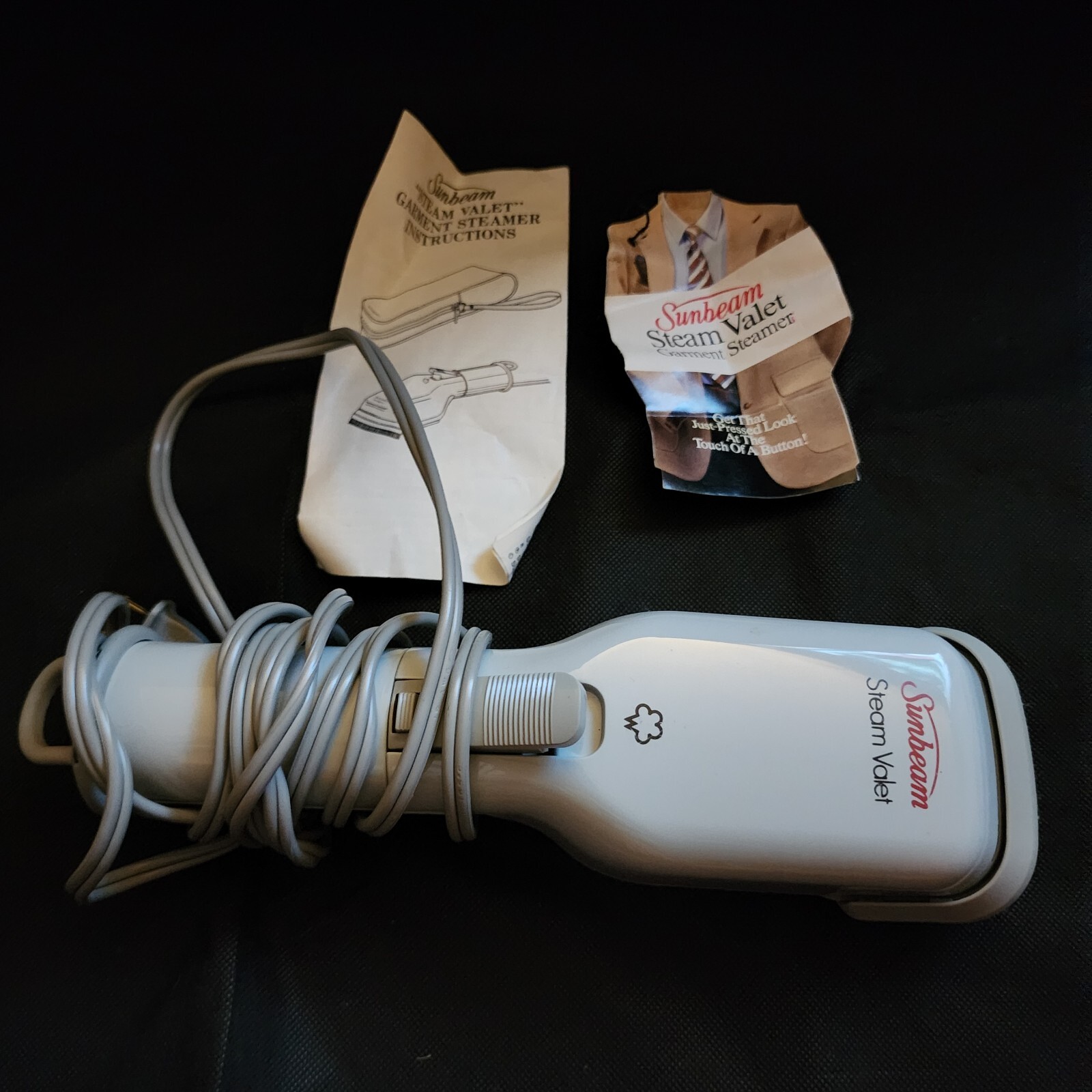 Sunbeam Steam Valet Travel Craft Steamer Clothing Dress Clot