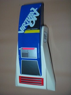 Virtual On Cyber Troopers Sega Arcade Seat Back Cover Blue