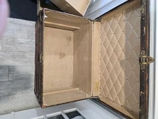 Antique Louis Vuitton Steamer Trunk Damier Pattern Monogram antique old rare