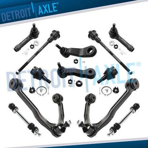12pc Upper Control Arm Ball Joint + Tie Rod for Chevy Suburban GMC