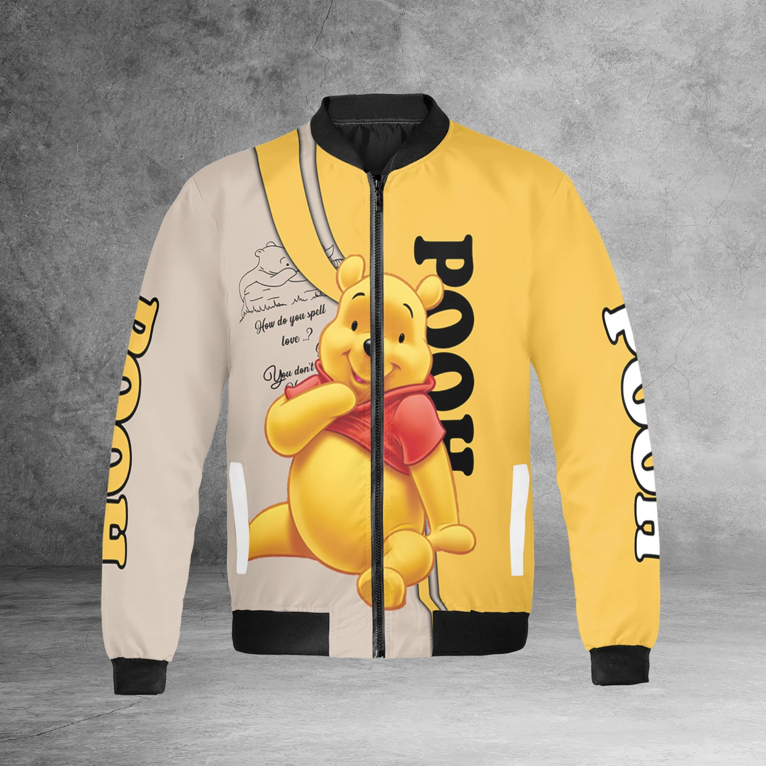 Pooh Bear A Day Without Laughter Is A Day Wasted Cute Pooh Jacket