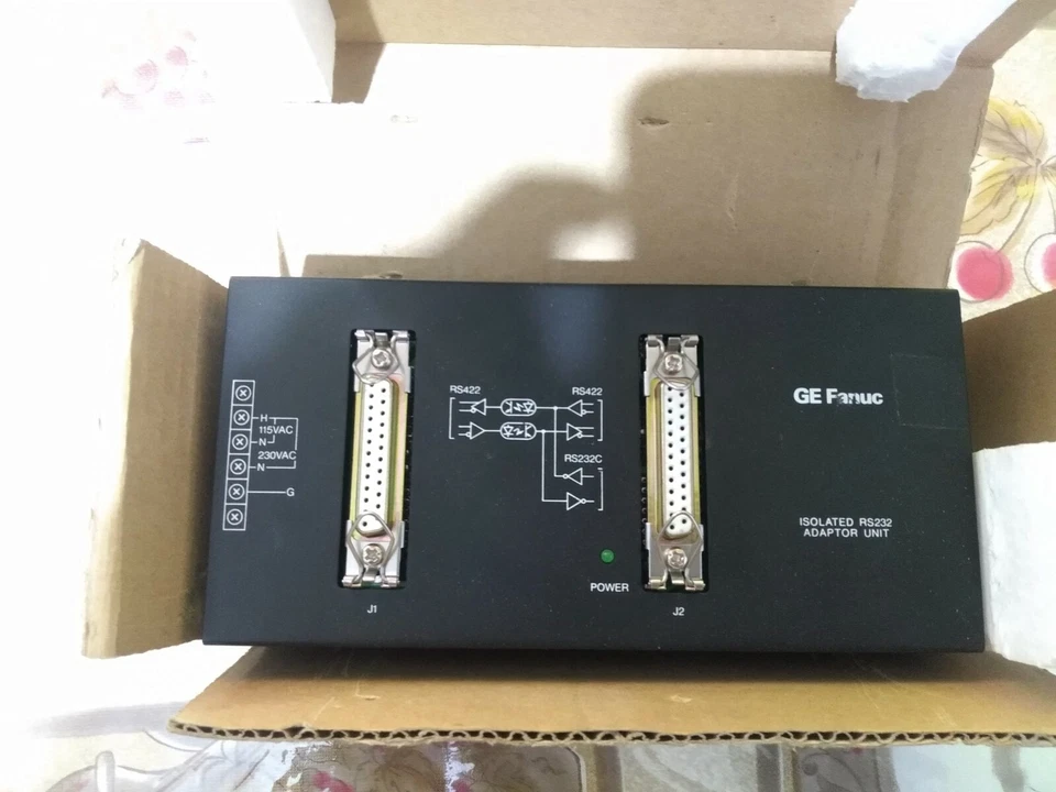 Rs-232/rs-422 Converter Box Ic655ccm590 Ge Fanuc Open Box - Image 2 of 3