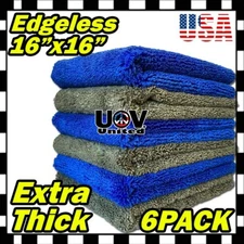 Thick Towel Microfiber Cleaning Cloth Rag No-Scratch Polishing Detailing Buffing