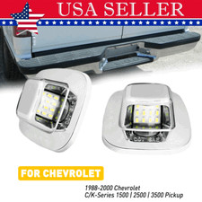 Chrome Tag Light License Plate Lamp For Chevrolet Ck 1500 2500 3500 Pickup Chrome Tag Light License Plate Lamp For Chevrolet Ck 1500 2500 3500 Pickup