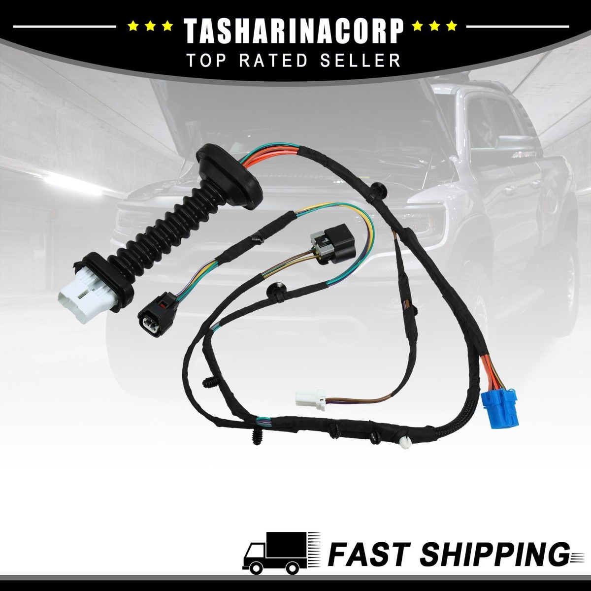 X AUTOHAUX Rear Door Wiring Harness For Dodge RAM 1500-5500 – Left Or Right Side, OE Fit - View #8