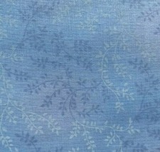 Tiny Vines Mottled Quilt Fabric - Powder Blue - Fat Quarter