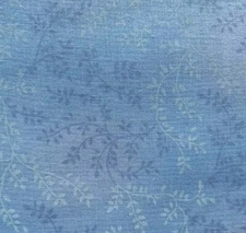 Tiny Vines Mottled Quilt Fabric - Powder Blue - Half Yard