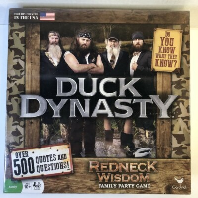 Duck Dynasty Redneck Wisdom Family/Party Trivia Board Game Cardinal New Fee Ship