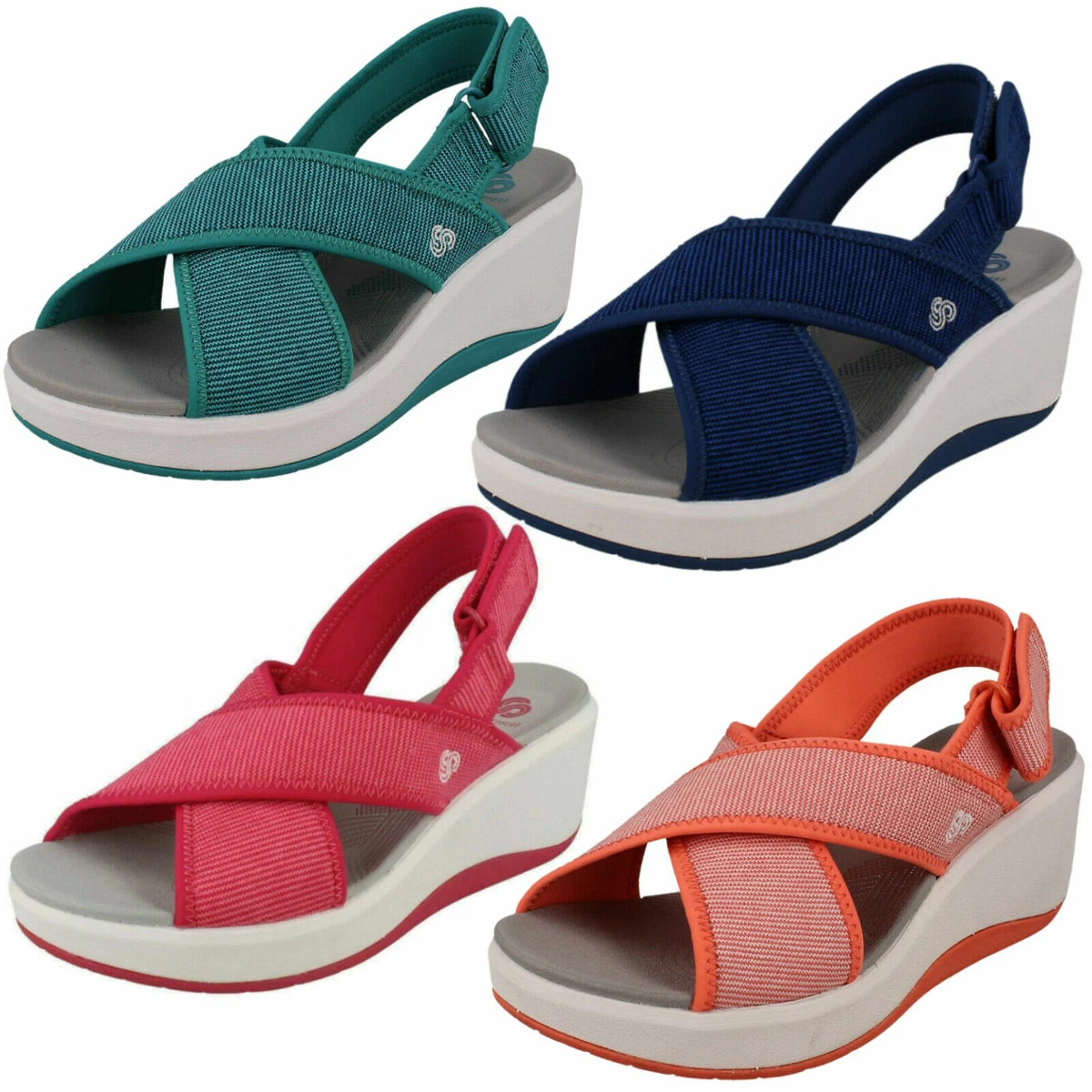 Sandales top compensées clarks