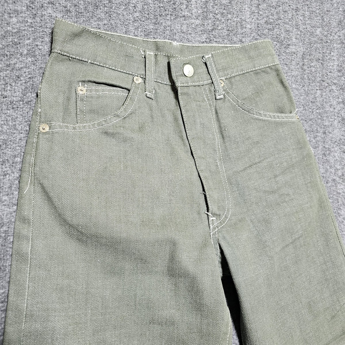 Vtg 60's Levi Jeans 361 Big-E Denim Youth 12 W 26 (24x25 Vtg 60's Levi Jeans 361 Big-E Denim Youth 12 W 26 (24x25
