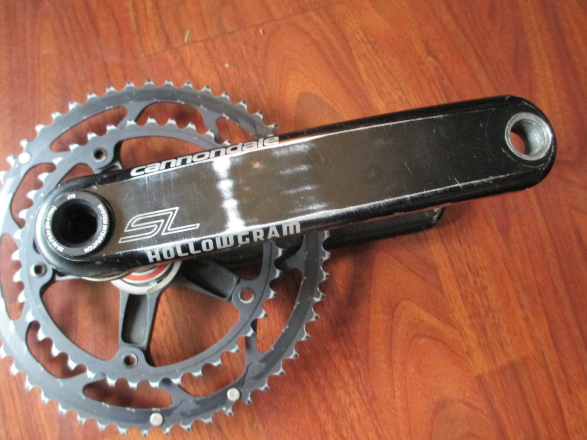 CANNONDALE HOLLOWGRAM SL 2x10 53/39 175 CRANK SET COMPLETE