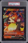 2021 POKEMON SWSH BLACK STAR PROMO #133 LANCE'S CHARIZARD V PSA 9