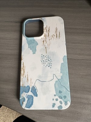 Marble Abstract Blue Design Case For Apple iPhone 12 Pro Max