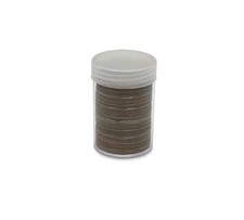10 Large Dollar Tubes Round Clear Plastic Coin Holder Storage For Morgan BCW